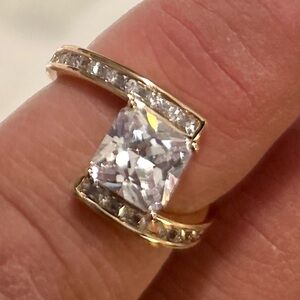 Xuping Gold plated Rose-gold with Zirconias Women's Ring